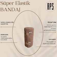 Aps Elastik Bandaj 15CM Yüksek Kalite Süper Tıbbi Elastik Bandaj