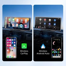 Wificam 4K Çift Kameralı Apple Carplay ve Android Auto-Dokunmatik Ekranlı Multimedya