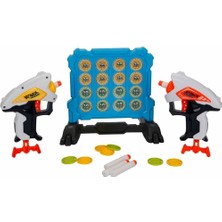 Pshoplay 3574 Zapp Toys Hedef Tahtalı Sünger Dart Atan Silah Seti -Sunman