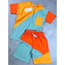 Biggbom Kidswear Parçalı Model Alt Üst Şortlu Takım