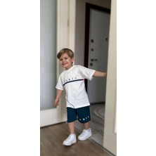 Biggbom Kidswear Paris Baskılı Şortlu Alt Üst Erkek Takım