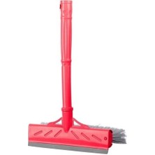Store Çok Amaçlı 22 cm Fırçalı ve Silikon Çekçekli Ev Araba Cam Temizleyici Fırça