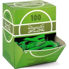 Wilkinson Sword Tek Kullanımlık Tıraş Makinesi Hastane, Çekilebilir Fonksiyonlu, Dağıtıcı Kutusu, Yeşil