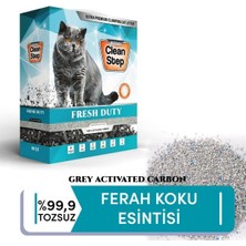 Clean Step Fresh Duty Aktif Karbonlu Bahar Kokulu Ince Taneli Topaklanan Bentonit Kedi Kumu 10 Lt