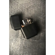 Nikura Craft Benzinli Çakmak Kişiye Özel Çakmak El Yapımı Hakiki Deri Kılıflı Zippo Tarzı Çakmak Pençe Desenli Benzinli Çakmak