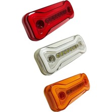 Erçelik Universal Neon LED 2 Fonksiyonlu Yan Lamba 12-24V Uyumlu Sarı