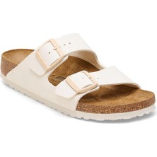 Birkenstock 1027339 Arizona Bf Saffiano Eggshell Kadın Terlik