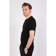 Five Pocket Slım Fıt Erkek FP24B2058 Bis Yaka T-Shırt