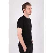 Five Pocket Slım Fıt Erkek FP24B2058 Bis Yaka T-Shırt