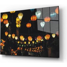 Hobyy Sokak  Lambaları Cam Tablo