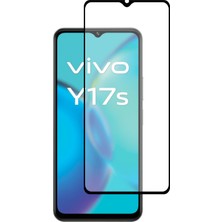 Caseart Vivo Y17S Tam Kaplayan Temperli Ekran Koruyucu Cam