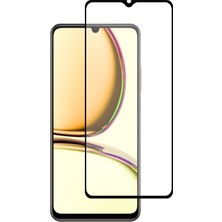 Caseart Realme C53 Tam Kaplayan Temperli Ekran Koruyucu Cam