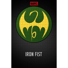 Jeronkarji Marvel's Iron Fist (2017) Film Posterinin 500 Parça Puzzle Yapbozu Sürüm2 R20