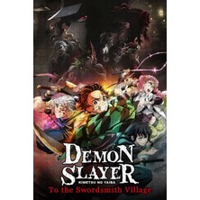 Jeronkarji Demon Slayer: Kimetsu No Yaiba -To The Swordsmith Village Film Posterinin 500 Parça Puzzle Yapbozu