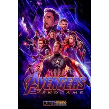 Avengers: Endgame (2019) Film Posterinin 500 Parça Puzzle Yapbozu Sürüm6