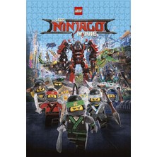 Jeronkarji The LEGO Ninjago Movie (2017) Film Posterinin 500 Parça Puzzle Yapbozu Sürüm2