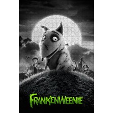 Jeronkarji Frankenweenie (2012) Film Posterinin 500 Parça Puzzle Yapbozu