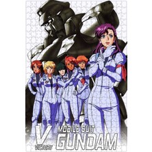 Mobile Suit V Gundam (1993) Film Posterinin 500 Parça Puzzle Yapbozu Sürüm2