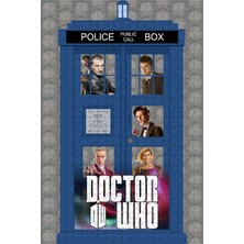 Jeronkarji Doctor Who (2005) Film Posterinin 500 Parça Puzzle Yapbozu Z51