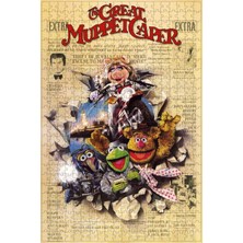 The Great Muppet Caper (1981) Film Posterinin 500 Parça Puzzle Yapbozu M8