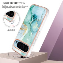 Mays Home1 Google Piksel 9 Pro 5g Mermer Desen Ince Tpu Yumuşak Tampon Için Kılıf (Yurt Dışından)