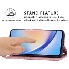 Mays Home1 Samsung Galaxy A24 4g Kickstand Kredi Kartı Tutucu Anti Pu Için Filp Durumda (Yurt Dışından)