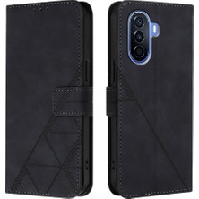 Mays Home1 Huawei Nova Y70 Artı Flip Folio Kitap Koruyucu Pu Deri Cüzdan (Yurt Dışından)