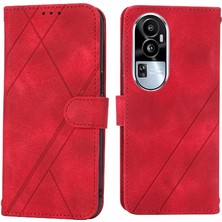 Mays Home1 Oppo RENO10 Pro Artı 5g Için Filp Durumda Kickstand Anti Scratch Tam Pu Kayış (Yurt Dışından)