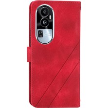 Mays Home1 Oppo RENO10 Pro Artı 5g Için Filp Durumda Kickstand Anti Scratch Tam Pu Kayış (Yurt Dışından)