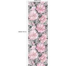 Yeşil Bitki ve Çiçek Serisi Çıkarılabilir Kendinden Yapışkanlı Duvar KAĞIDI(300CM*45CM) (Yurt Dışından)