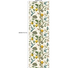 Yeşil Bitki ve Çiçek Serisi Çıkarılabilir Kendinden Yapışkanlı Duvar KAĞIDI(300CM*45CM) (Yurt Dışından)