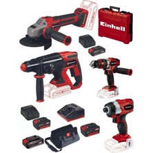 Einhell Te-Ci 18 Bl Vidalama Te-Cd 18/48 Li-I  Te-Hd 18/20 Matkap 2X2.5+4.0AH Akülü Set