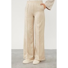 Lêvi D'or Taş Belli Lastikli Çizgi Detay Pantolon