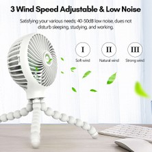 Fairy Taşınabilir Handeld Mini Fan Bebek Arabası Fanı Esnek (Yurt Dışından)