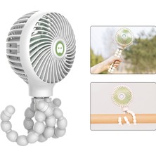 Fairy Taşınabilir Handeld Mini Fan Bebek Arabası Fanı Esnek (Yurt Dışından)