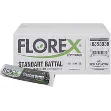 Florex 520 Standart Çöp Poşeti Battal Boy 72 x 95 cm (1 KOLİ / 24 RULO)