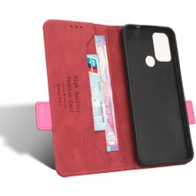 Mays Shop Nokia C22 Deri Folio Flip Case Kart Ekleme Tam Kapak Için Kılıf (Yurt Dışından)