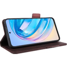 Mays Shop Kart Tutucu Kickstand ile Onur X8A Deri Folio Flip Case Için Kılıf (Yurt Dışından)