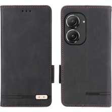 Mays Shop Asus Zenfone 9 Için Kılıf Koruyucu Kapak Kart Ekleme Deri Folio (Yurt Dışından)