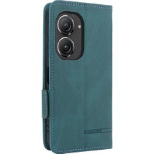 Mays Shop Asus Zenfone 9 Için Kılıf Koruyucu Kapak Kart Ekleme Deri Folio (Yurt Dışından)