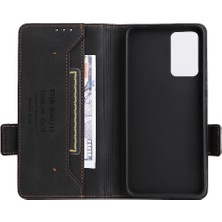 Mays Shop Vivo V21 Deri Folio Flip Case Için Kılıf Kart ile Tam Koruma (Yurt Dışından)