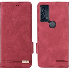 Mays Shop Tcl 20B Tam Koruma Koruyucu Kapak Deri Için Kılıf Folio Flip Case (Yurt Dışından)