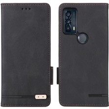 Mays Shop Tcl 20B Tam Koruma Koruyucu Kapak Deri Için Kılıf Folio Flip Case (Yurt Dışından)