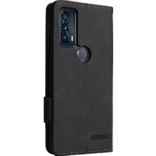 Mays Shop Tcl 20B Tam Koruma Koruyucu Kapak Deri Için Kılıf Folio Flip Case (Yurt Dışından)