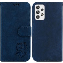 Mays Shop Samsung Galaxy A23 5g/4g Için Kılıf Tutucu Kapak Çevirin Folio Kabartmalı Sevimli (Yurt Dışından)