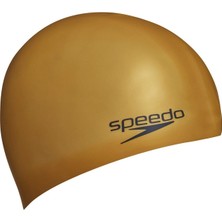 Speedo Silikon Yüzücü Bonesi - Altın/siyah