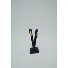 Atagül Collection Atagülcollection Gold Renk Halka Çelik Küpe
