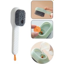 Kitchen Live Hazneli Bulaşık Yıkama Fırçası Pratik Çok Amaçlı Lavabo Temizleme Mutfak Tezgah Fırçası