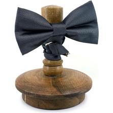 Kravatkolik Füme Nokta Desen Klasik Papyon P1888