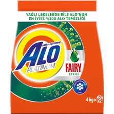 Alo Platinum 4 kg Fairy Etkili Beyazlar Hızlı Çözülme Toz Deterjan